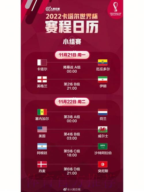 2026年卡塔尔世界杯比赛时间表解析